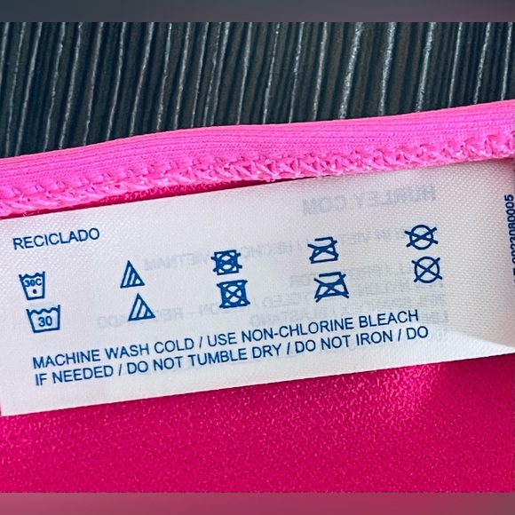 Hurley Swim Bikini Bottom with Side Straps in Pink NWT Size M - Picture 9 of 10